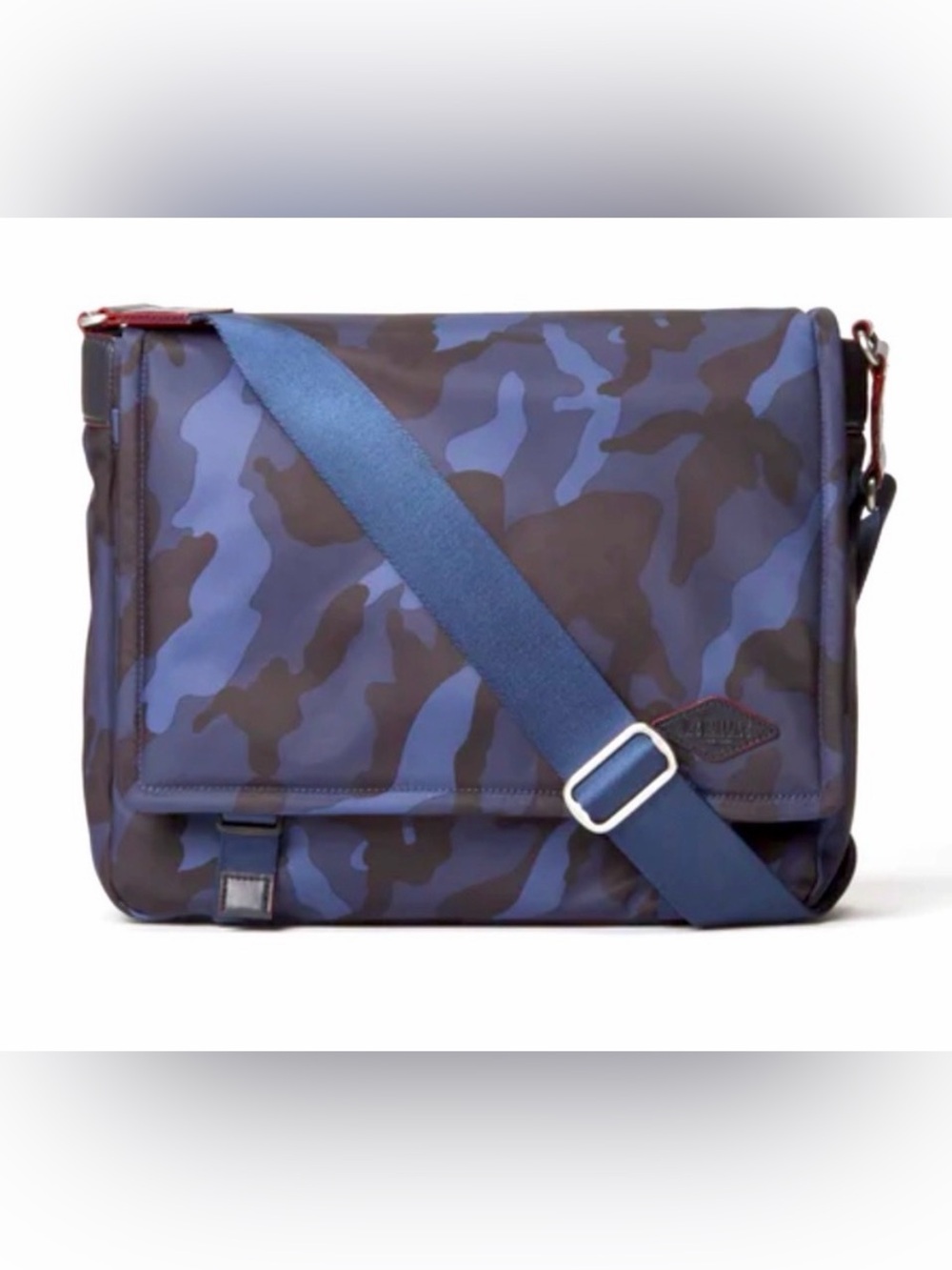 NWT - Dark Blue Camo Bedford Air Bleecker Messenger Bag Medium
